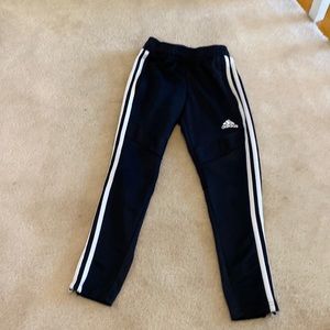 Boys adidas bottom zip sports pants sz 7/8